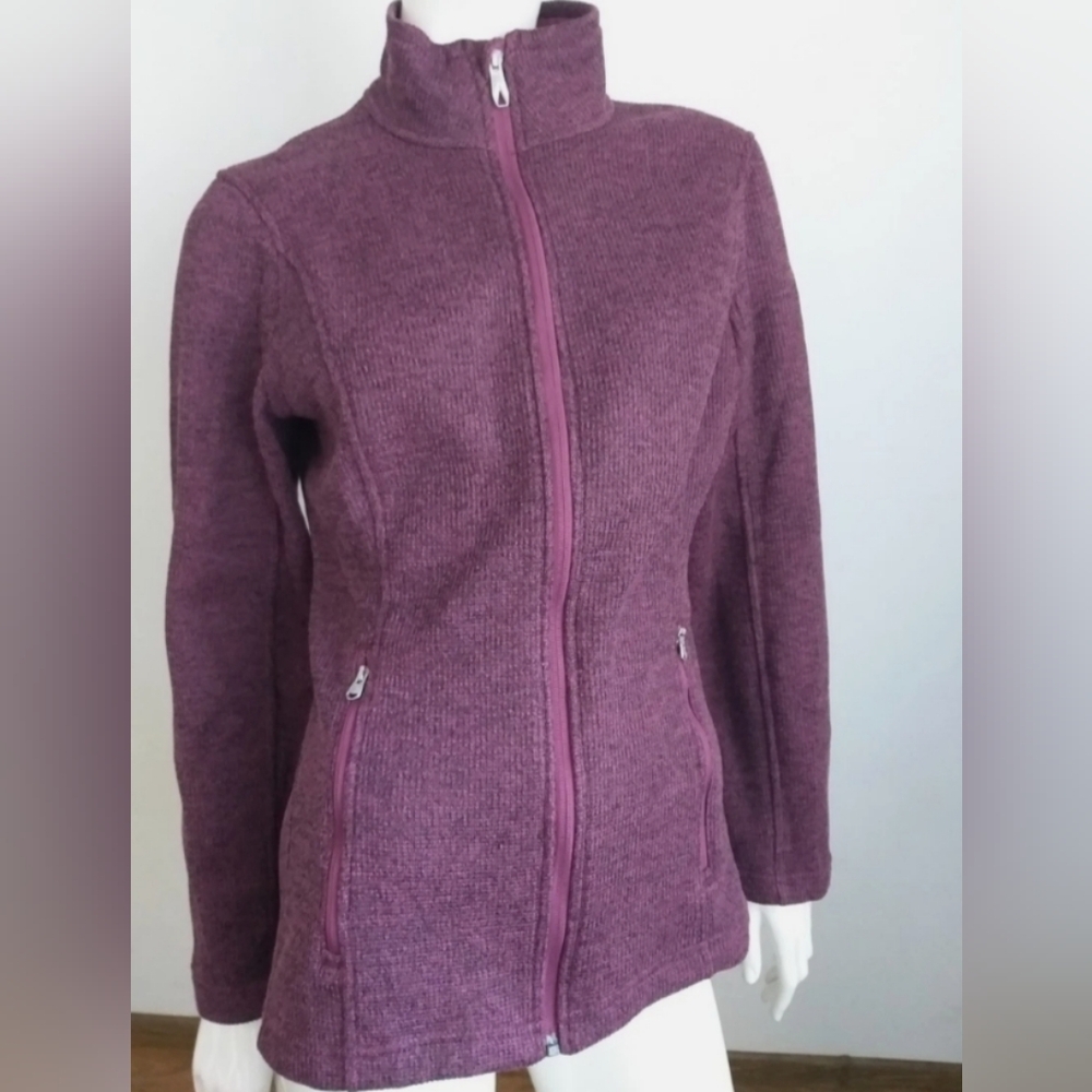 Spyder Hooded Core Ski Jacket Full Front Zip With Zippered Pockets Women's SizeL